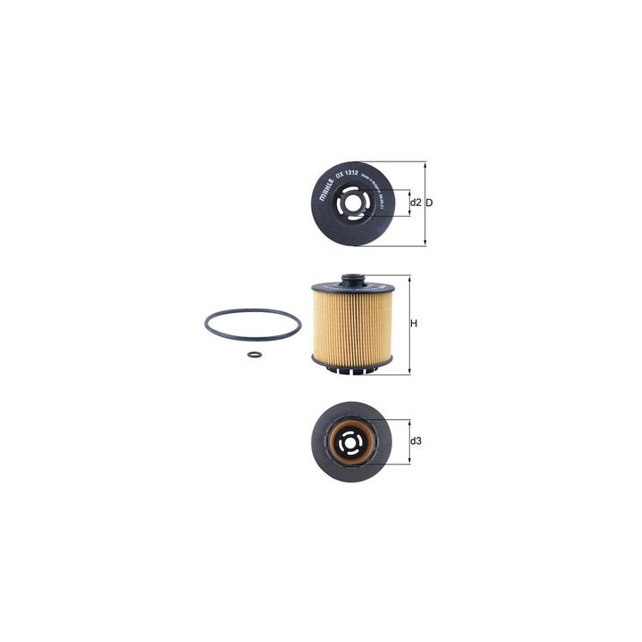 Filtr oleju KNECHT OX 1312D