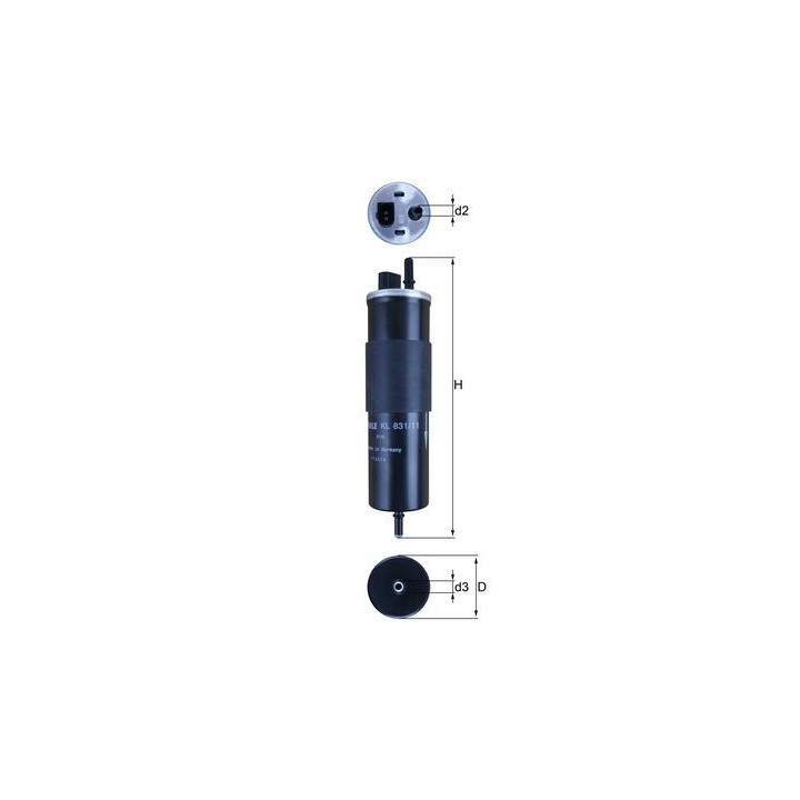 Filtr paliwa KNECHT KL 831/11
