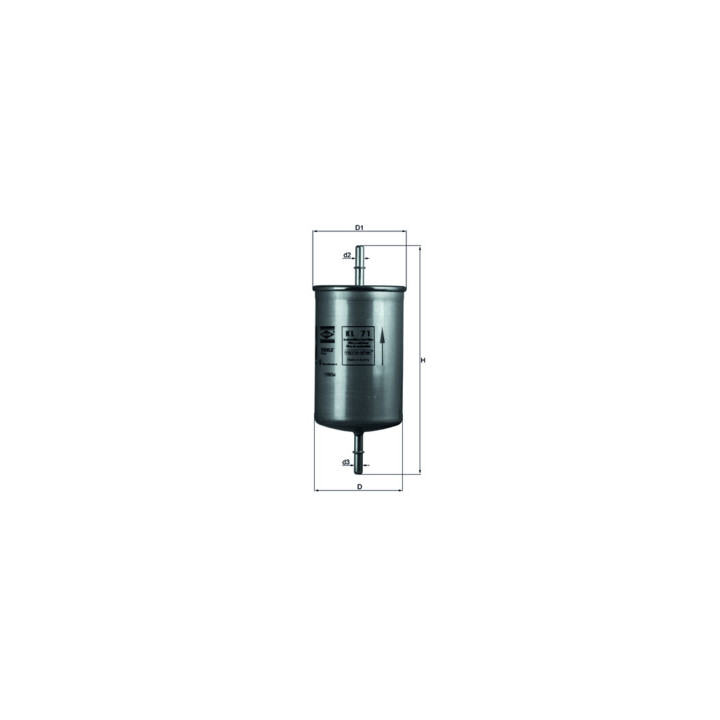 Filtr paliwa KNECHT KL 71