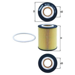 Filtr oleju KNECHT OX 433D