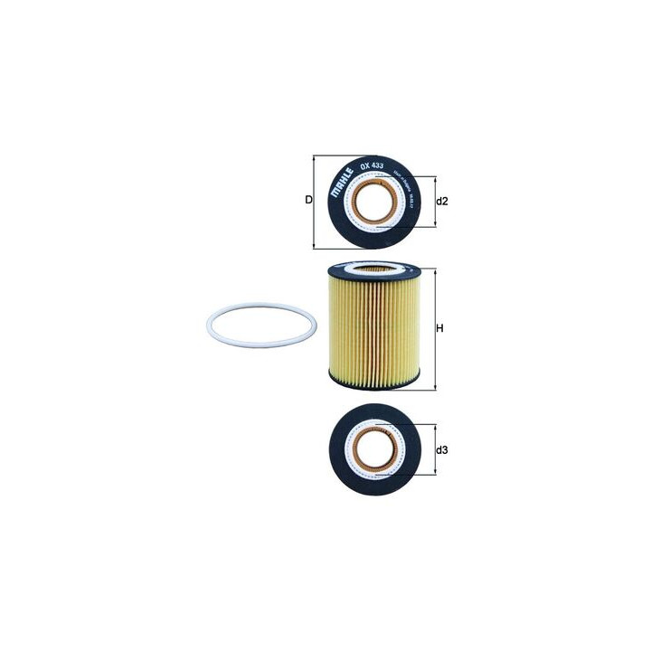 Filtr oleju KNECHT OX 433D