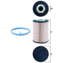Filtr paliwa KNECHT KX 393D