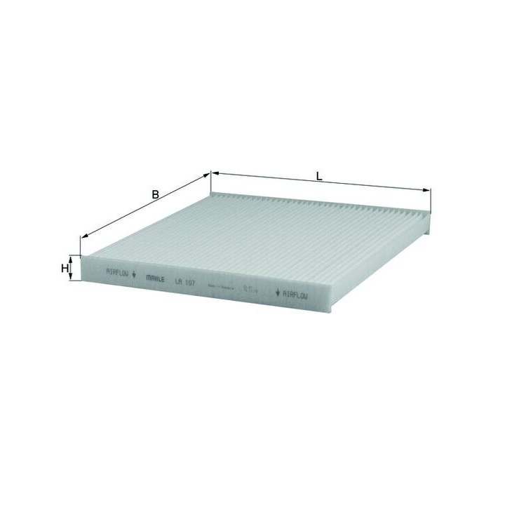 Filtr kabinowy KNECHT LA 107