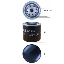 Filtr oleju KNECHT OC 236