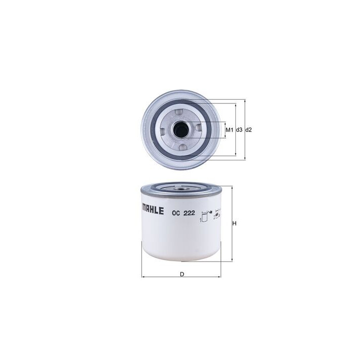 Filtr oleju KNECHT OC 222