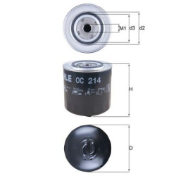 Filtr oleju KNECHT OC 214