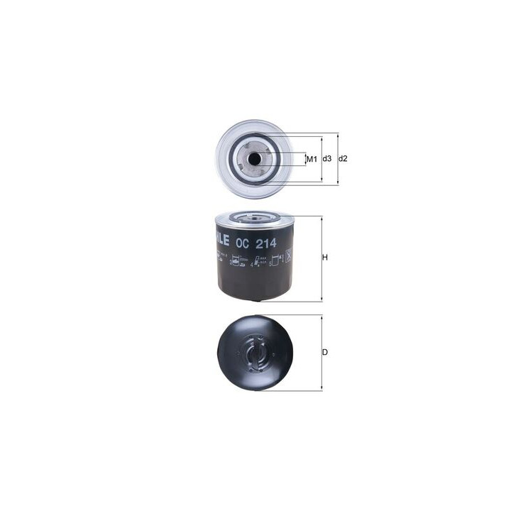 Filtr oleju KNECHT OC 214
