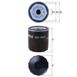 Filtr oleju KNECHT OC 1014