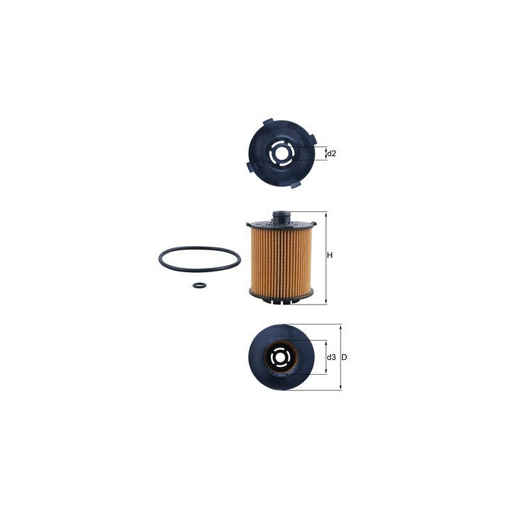 Filtr oleju KNECHT OX 1357D