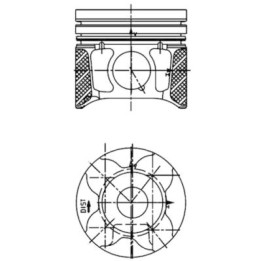 Tłok KOLBENSCHMIDT 40179610