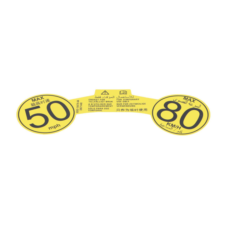 Warning decal Volvo (30671448)
