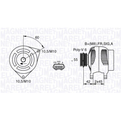 Alternator MAGNETI MARELLI 063377416010