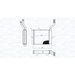 Nagrzewnica MAGNETI MARELLI 350218425000