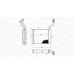 Nagrzewnica MAGNETI MARELLI 350218425000
