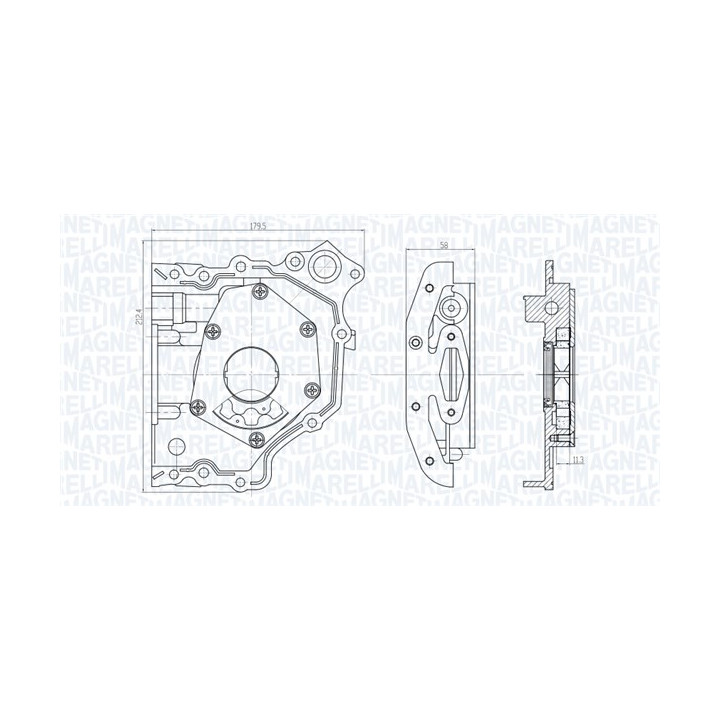 Pompa oleju MAGNETI MARELLI 351516000007