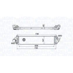 Chłodnica powietrza Intercooler MAGNETI MARELLI 351319204270