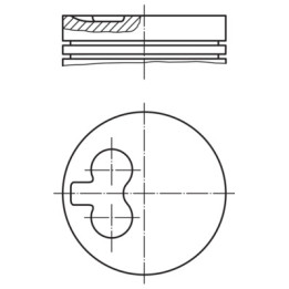 Tłok MAHLE 029 55 02