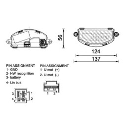 Regulator, wentylator nawiewu do wnętrza pojazdu MAHLE ABR 155 000P