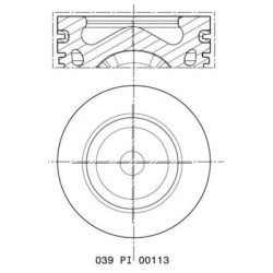 Tłok MAHLE 039 PI 00113 000