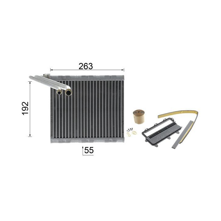 Parownik klimatyzacji MAHLE AE 85 000P