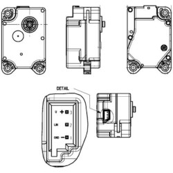Silnik klap nawiewu MAHLE AA 15 000P