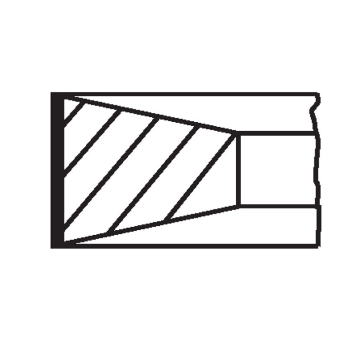 Zestaw pierścieni tłokowych MAHLE 039 RS 00115 0N0