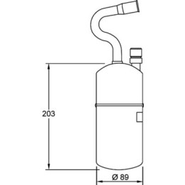 Osuszacz klimatyzacji MAHLE AD 34 000S