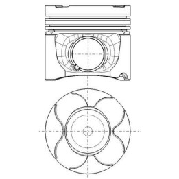 Tłok MAHLE 037 PI 00151 000