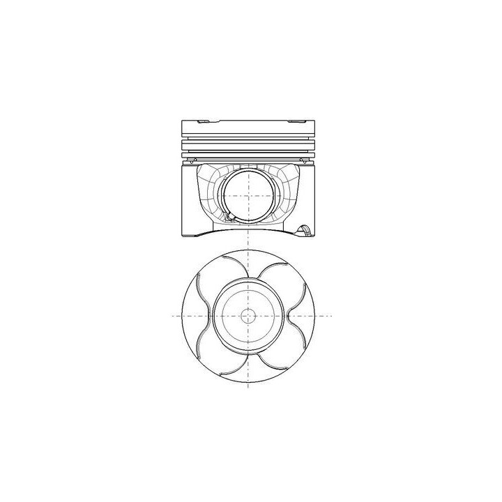 Tłok MAHLE 037 PI 00151 000