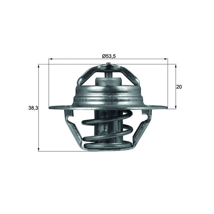 Termostat MAHLE TX 88 82D