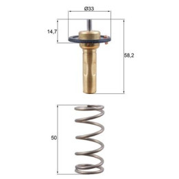 Termostat MAHLE TX 265 89D
