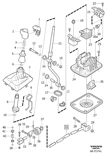 gearbox, manual, shift control, M3P, M5P, 2000- - Sweden Parts